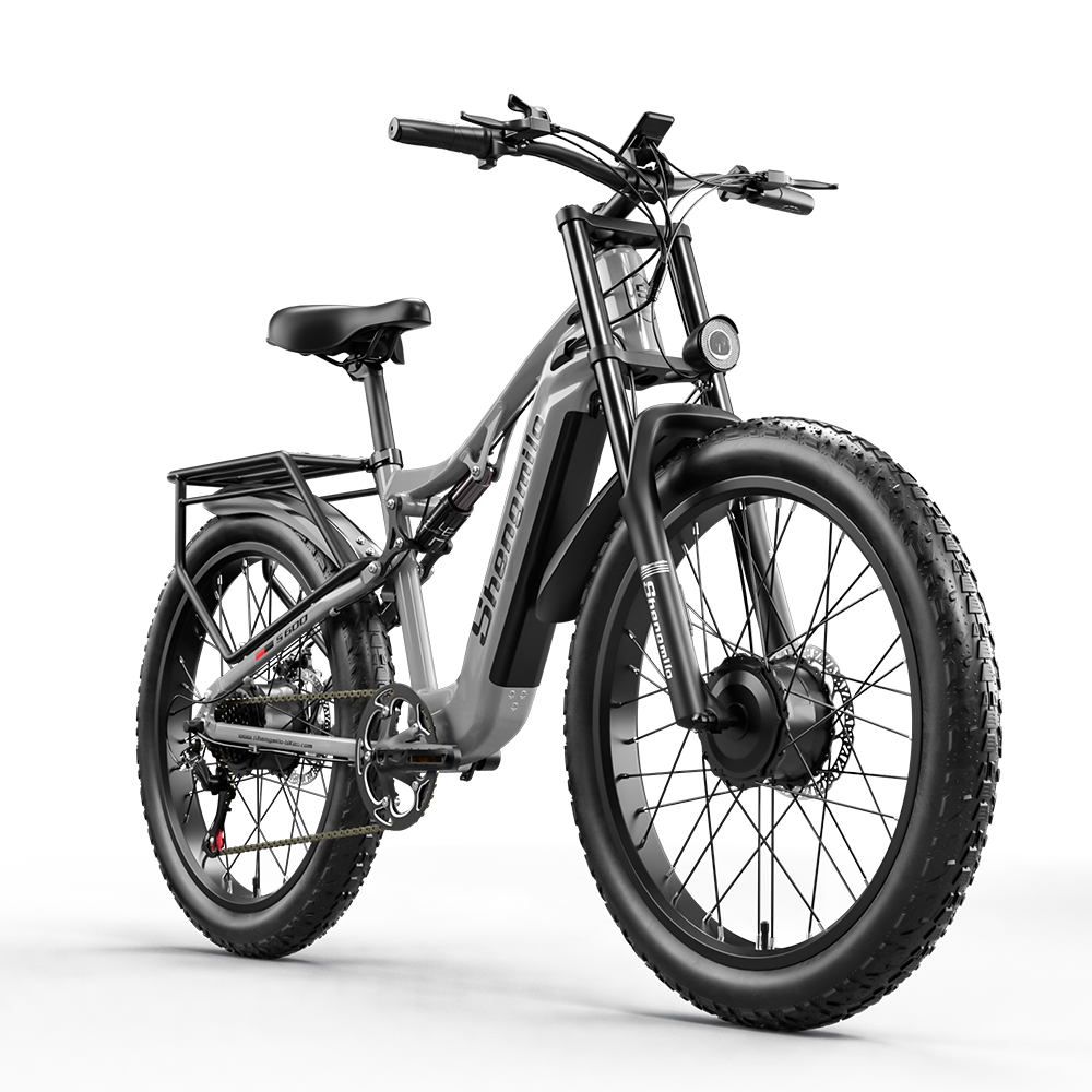 shengmilo S600 Adult Mountain Electric Bike 2000W Dual Motor 48V17.5AH