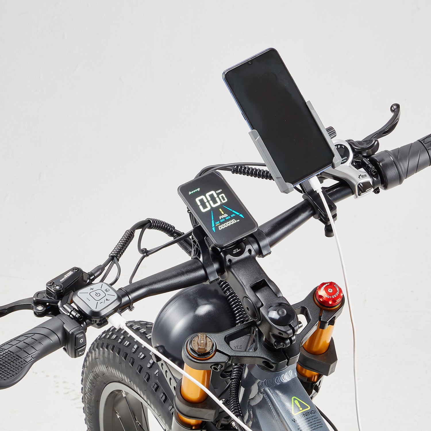 BURCHDA RX80 Electric mountain bike 1000W, 48V20AH lithium battery, 26 inch 4.0 fat tyres