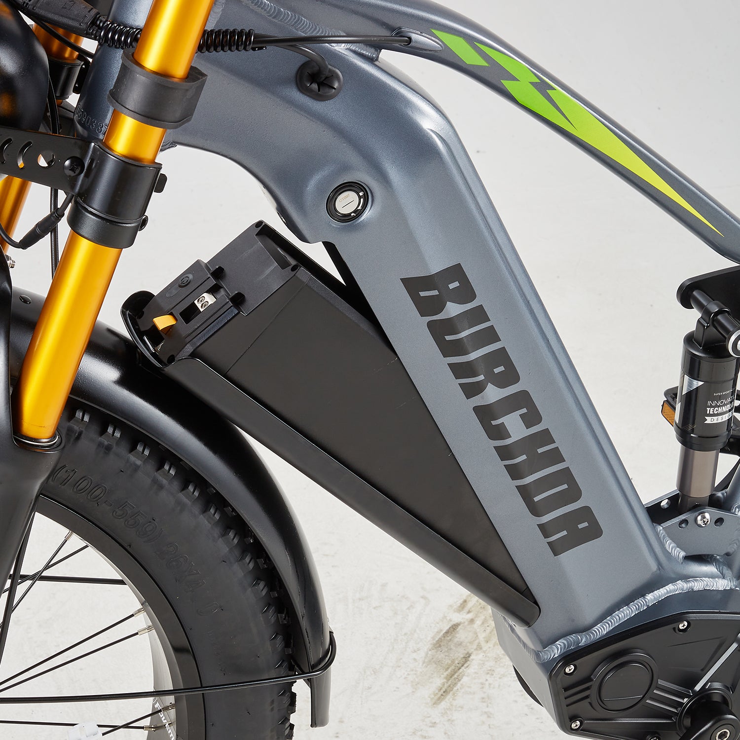 BURCHDA RX80 Electric mountain bike 1000W, 48V20AH lithium battery, 26 inch 4.0 fat tyres