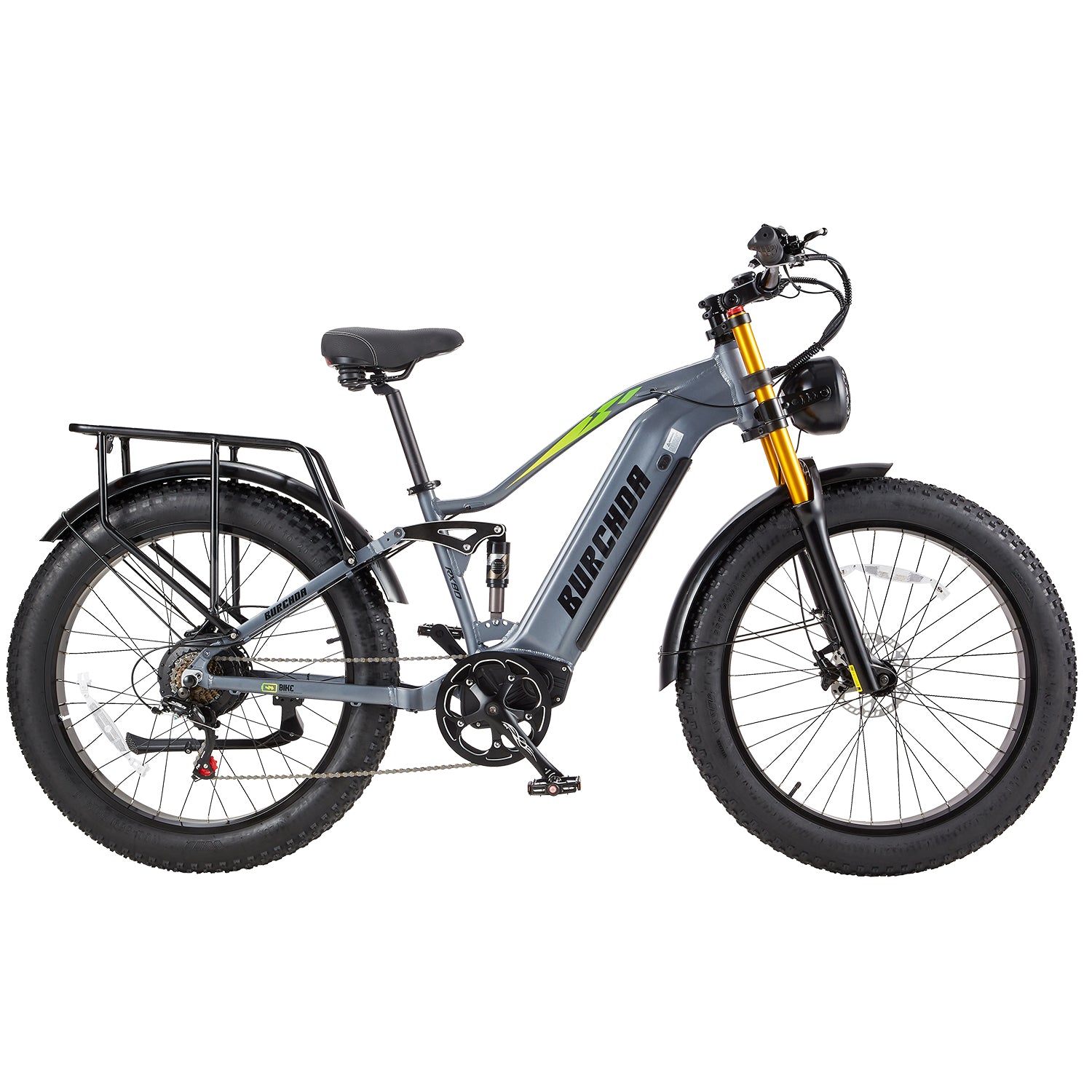 BURCHDA RX80 Electric mountain bike 1000W, 48V20AH lithium battery, 26 inch 4.0 fat tyres