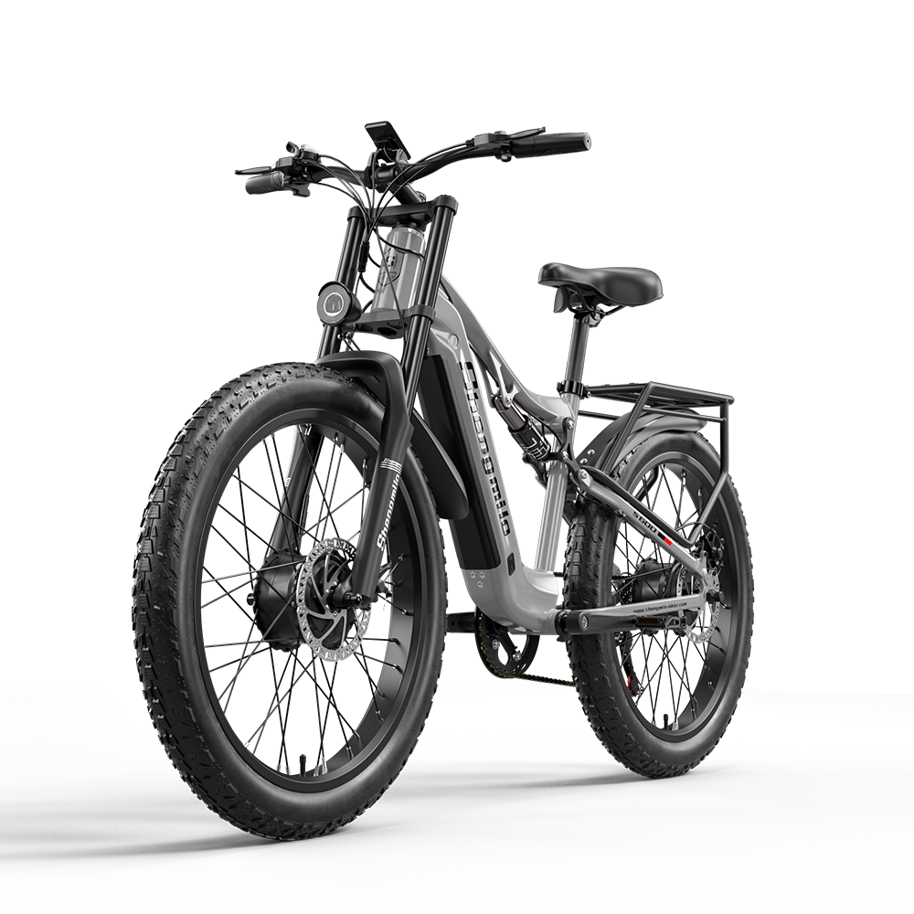 shengmilo S600 Adult Mountain Electric Bike 2000W Dual Motor 48V17.5AH